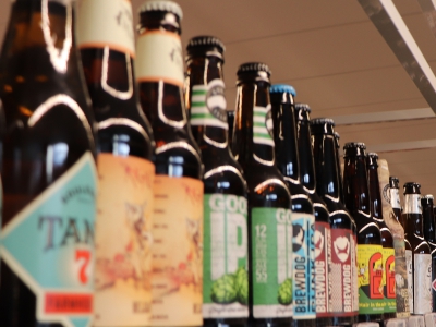 Lekker bier op de plank